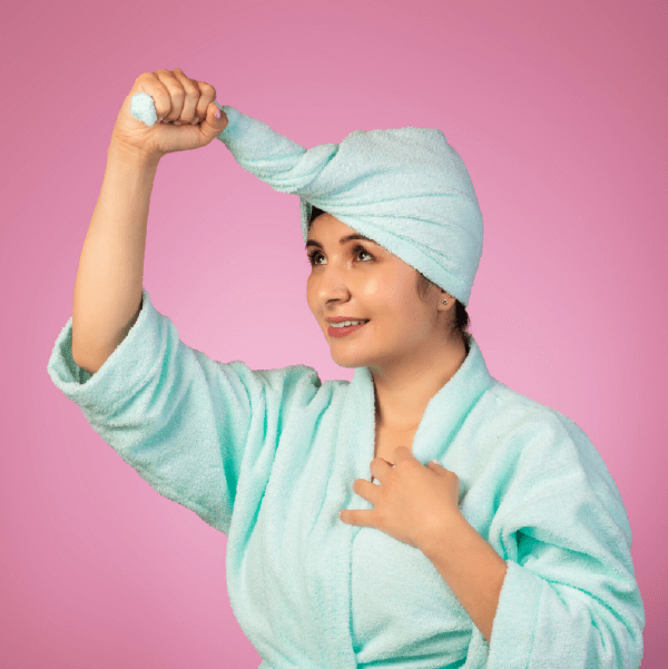 Microfiber Hair Turban Towel image 1