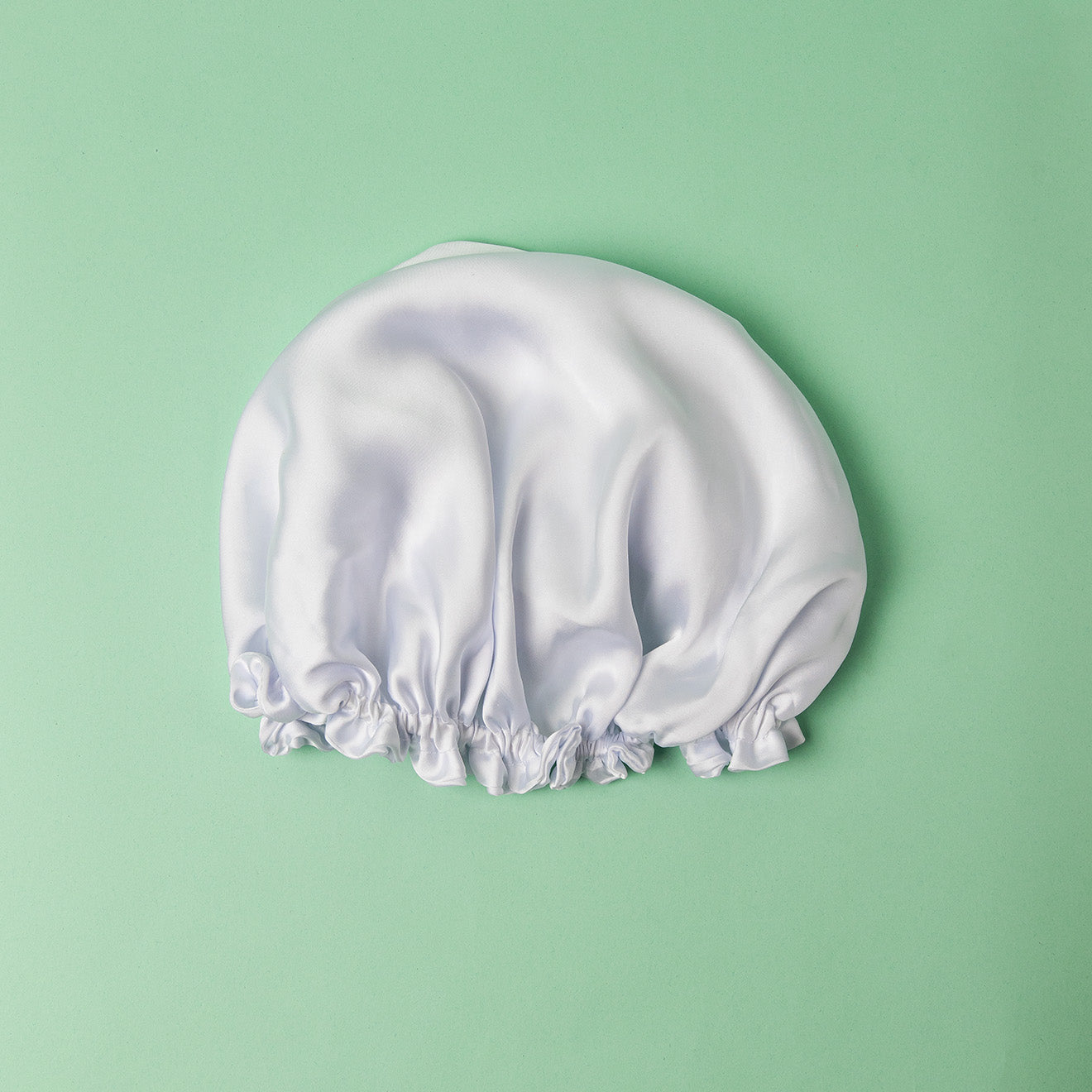 Silk sleep cap / Double layer silk bonnet image 2