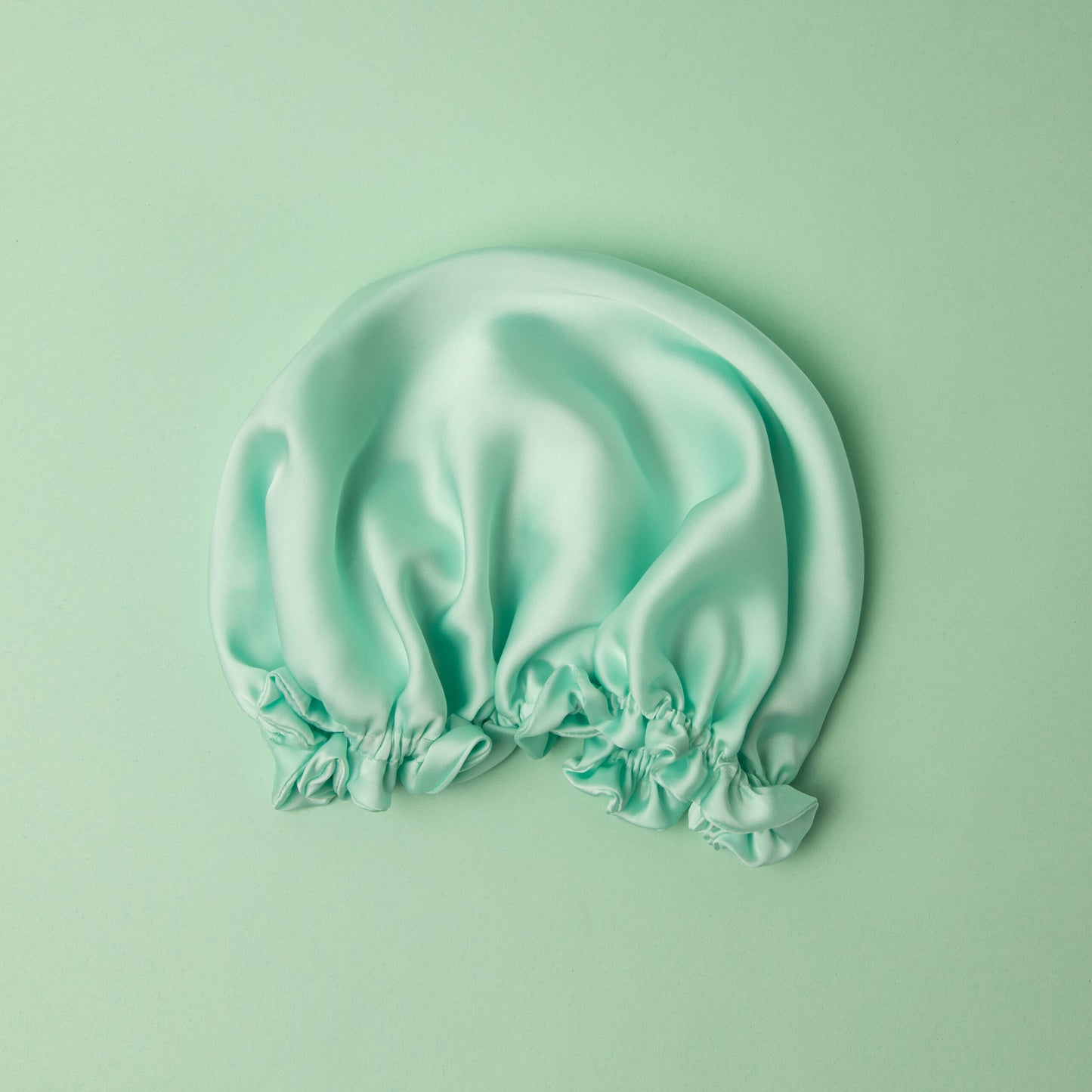 Silk sleep cap / Double layer silk bonnet image 3