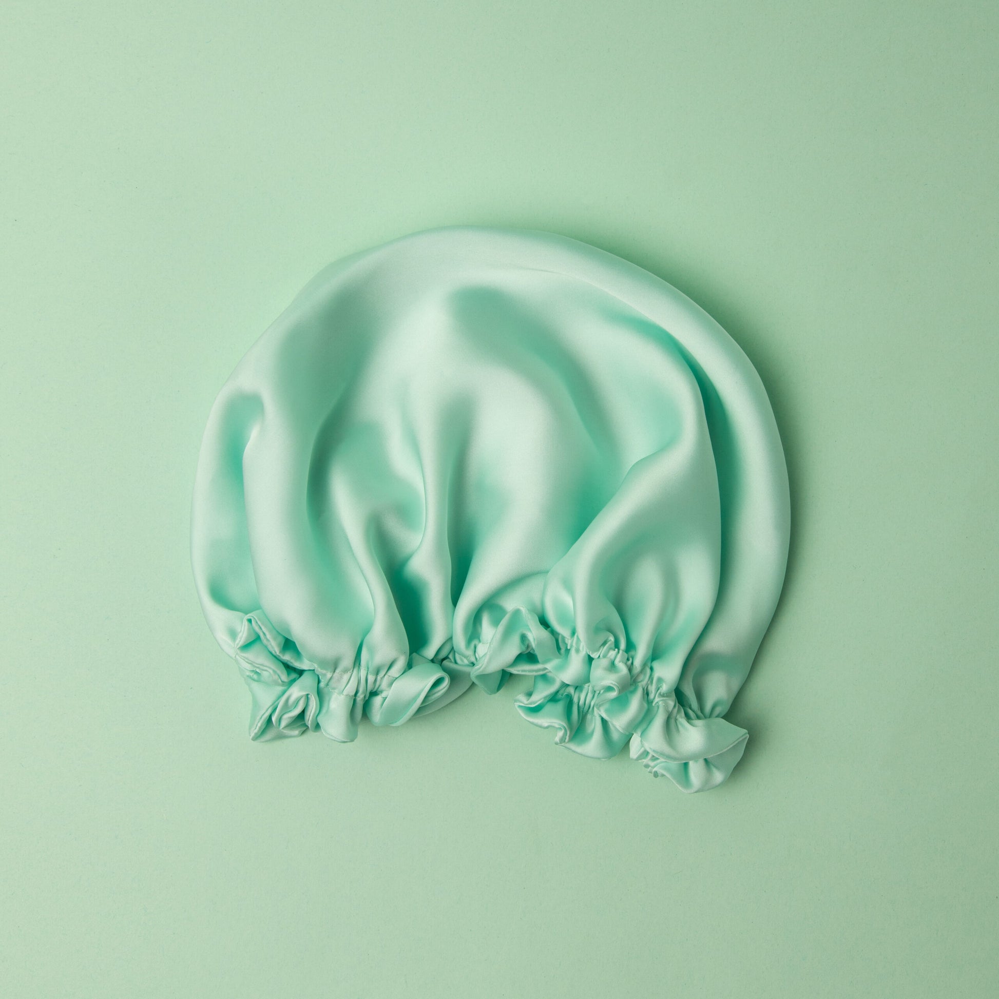 Silk sleep cap / Double layer silk bonnet image 3