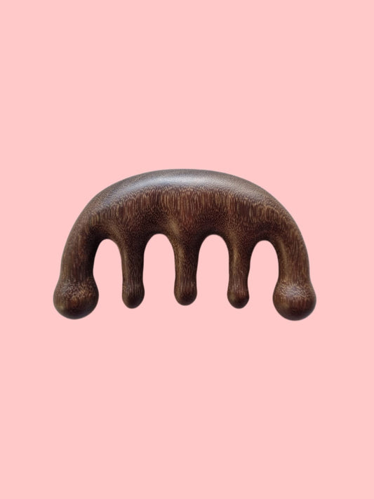 Sandalwood Wide-tooth Scalp Massage Comb image 0